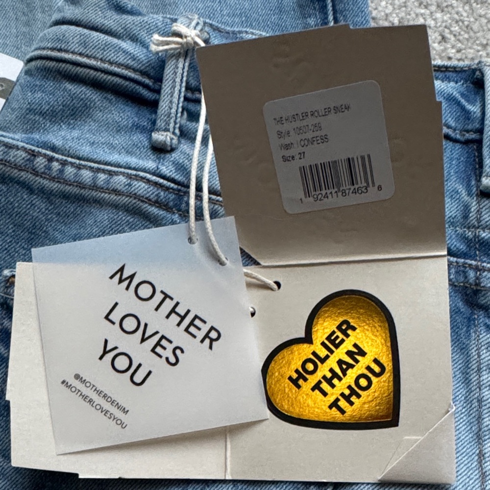 Anthropologie Mother Superior Blue Women's Jeans - Picture 11 of 14